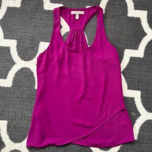 BANANA REPUBLIC Women's fuscia draped Sleeveless Top